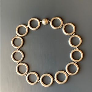 Vintage Sterling Silver Link Necklace